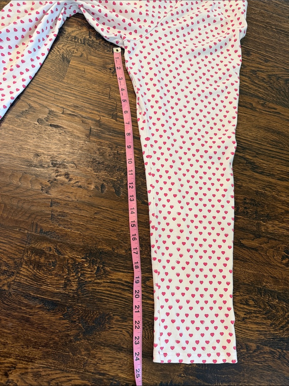 Roller Rabbit White Pajama Bottoms with Pink Heart Print - Picture 6 of 6